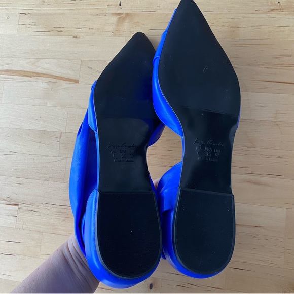 Royal Blue leather flats size 6.5 - Picture 5 of 6